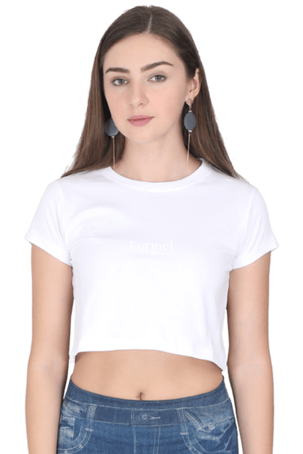 Female Crop Top White S